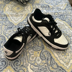Women’s And 1 Black and White Panda Sneakers - Size 9